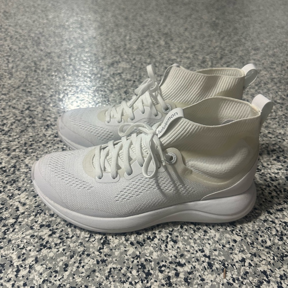 White High-Top Sneakers